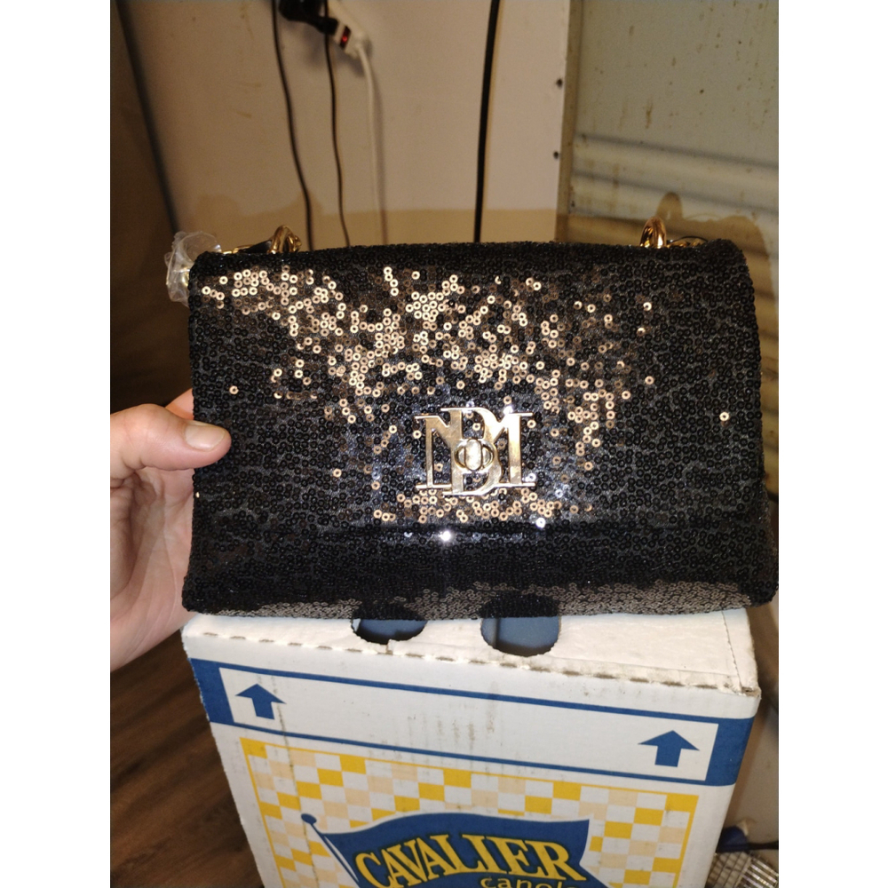 #143 Badgley Mischka sequin crossbody